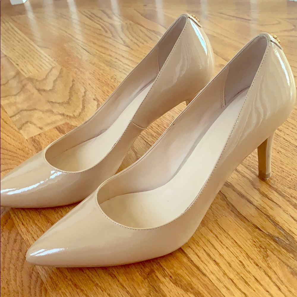 COLE HAAN beige heels